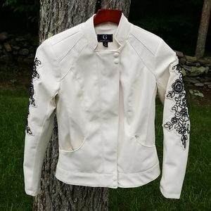 G. by Giuliana, Faux Leather Jacket, Size 0